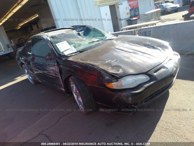 2G1WX15K149364910 - 2004 CHEVROLET MONTE CARLO SS შავი ფოტო 1