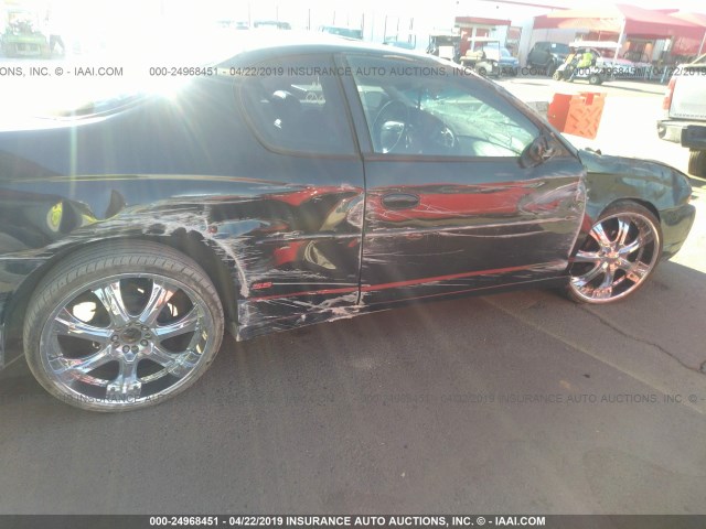2G1WX15K149364910 - 2004 CHEVROLET MONTE CARLO SS შავი ფოტო 6