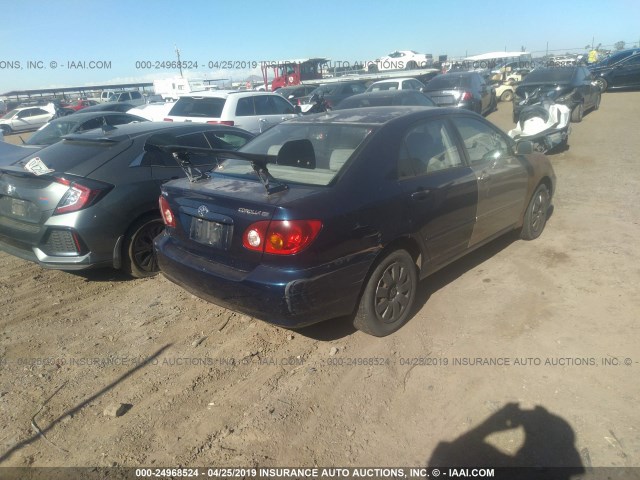 1NXBR32E33Z083733 - 2003 TOYOTA COROLLA CE/LE/S BLUE photo 4