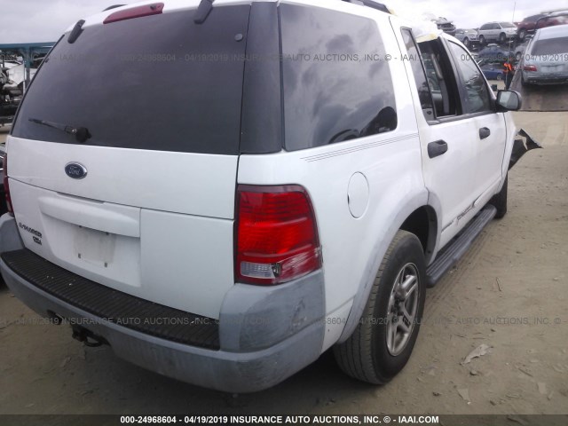 1FMZU72E92UA45863 - 2002 FORD EXPLORER XLS WHITE photo 4