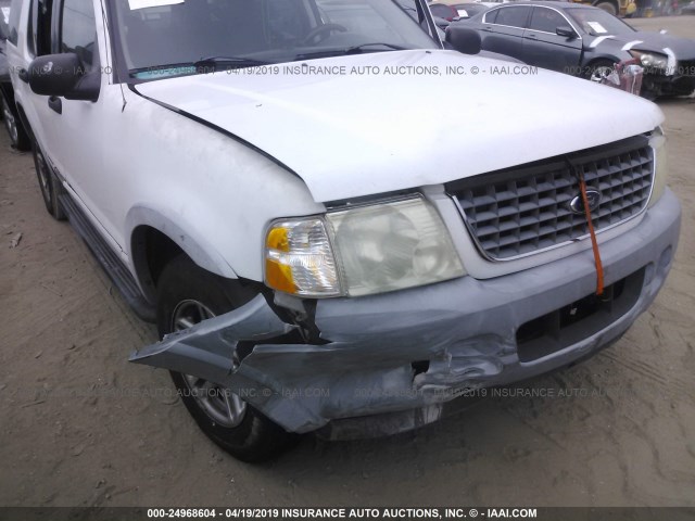 1FMZU72E92UA45863 - 2002 FORD EXPLORER XLS WHITE photo 6