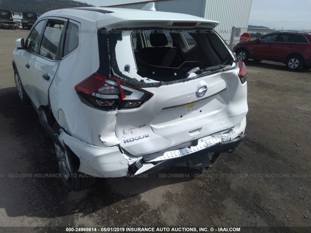 JN8AT2MT6HW133421 - 2017 NISSAN ROGUE S/SL/SV WHITE photo 6