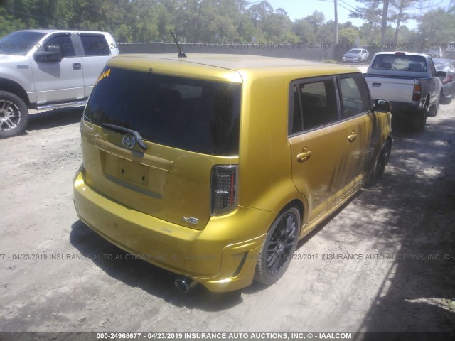 JTLKE50E481054690 - 2008 TOYOTA SCION XB 金色 照片 4