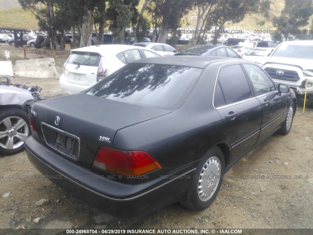 JH4KA9656VC015135 - 1997 ACURA 3.5RL BLACK photo 4