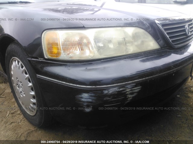 JH4KA9656VC015135 - 1997 ACURA 3.5RL BLACK photo 6