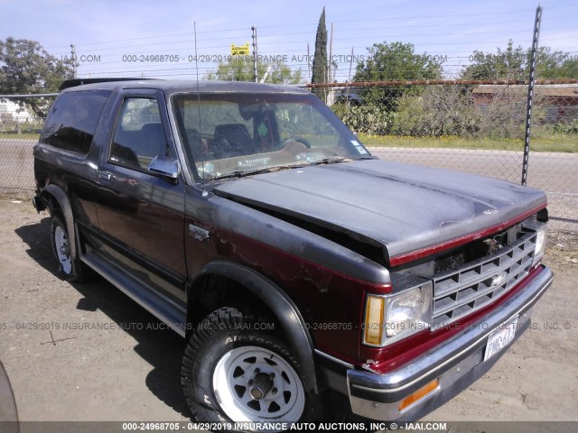 1G8CT18B1F8237505 - 1985 CHEVROLET BLAZER S10 RED photo 1