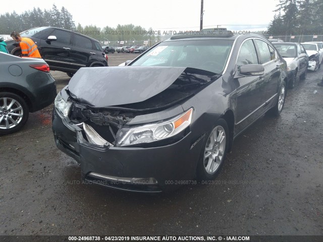 19UUA86209A017864 - 2009 ACURA TL GRAY photo 2