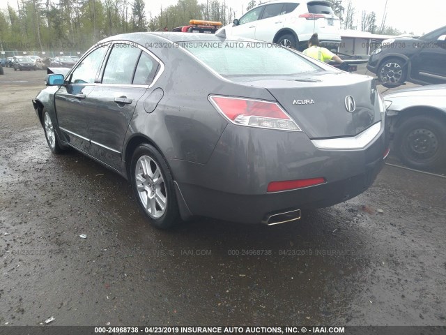 19UUA86209A017864 - 2009 ACURA TL GRAY photo 3