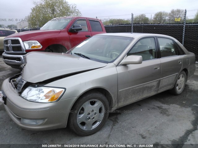 4T1BF28B63U269315 - 2003 TOYOTA AVALON XL/XLS GOLD photo 2