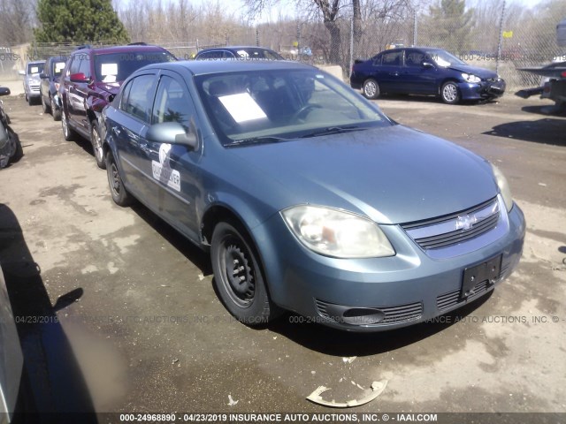 1G1AT58H297276020 - 2009 CHEVROLET COBALT LT BLUE photo 1