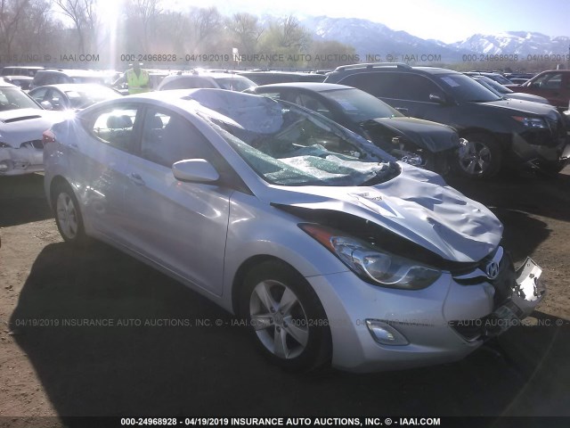 KMHDH4AE6CU205276 - 2012 HYUNDAI ELANTRA GLS/LIMITED SILVER photo 1