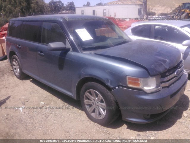 2FMGK5BC7ABA91437 - 2010 FORD FLEX SE BLUE photo 1