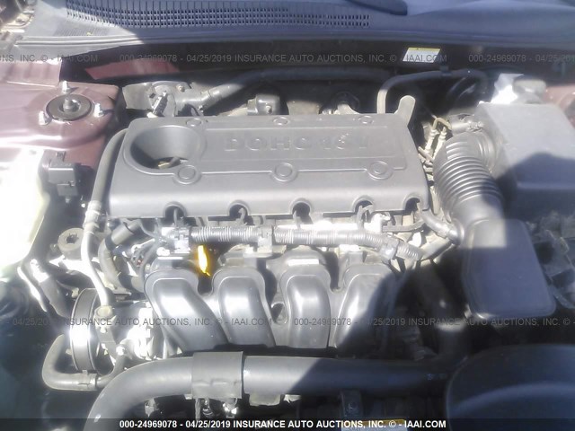 5NPET46C69H544167 - 2009 HYUNDAI SONATA GLS 栗色 照片 10