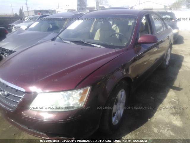 5NPET46C69H544167 - 2009 HYUNDAI SONATA GLS 栗色 照片 2