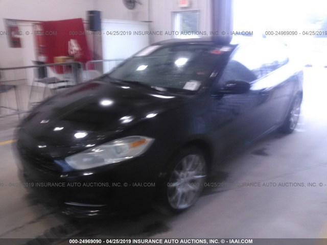 1C3CDFBA3DD156501 - 2013 DODGE DART SXT BLACK photo 2