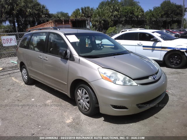 5TDZK23C09S256233 - 2009 TOYOTA SIENNA CE/LE GOLD photo 1