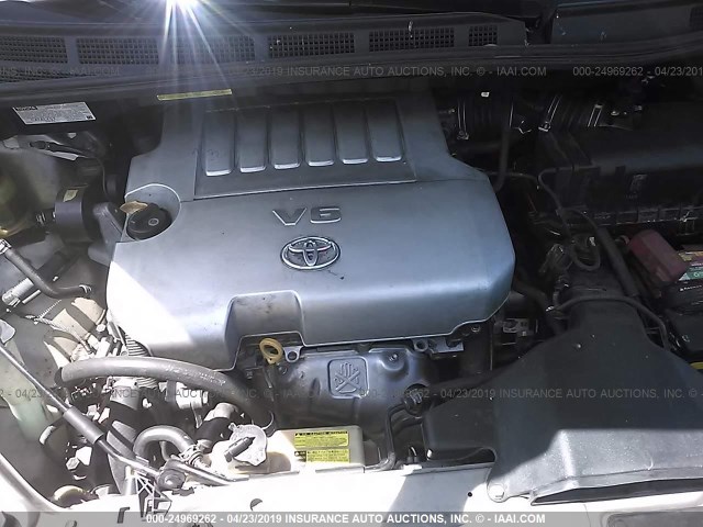 5TDZK23C09S256233 - 2009 TOYOTA SIENNA CE/LE GOLD photo 10