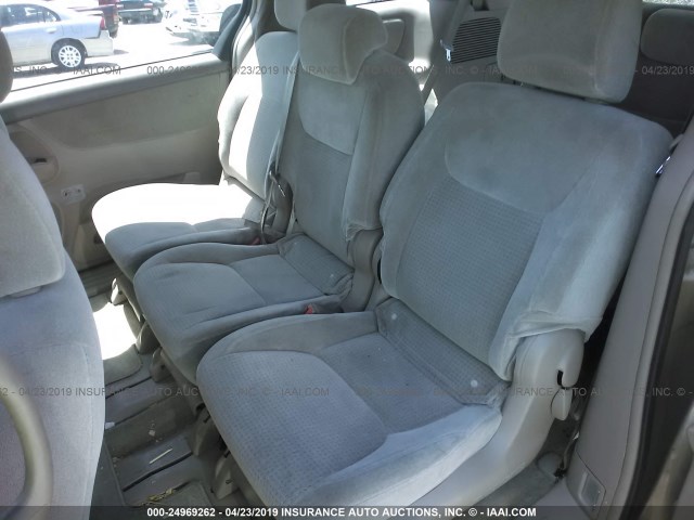 5TDZK23C09S256233 - 2009 TOYOTA SIENNA CE/LE GOLD photo 8