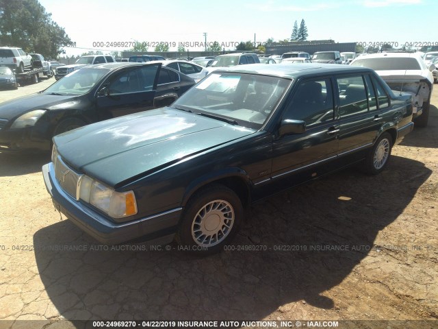 YV1KS9517R0038681 - 1994 VOLVO 960 GREEN photo 2