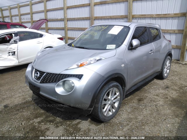 JN8AF5MV6CT111908 - 2012 NISSAN JUKE S/SV/SL SILVER photo 2