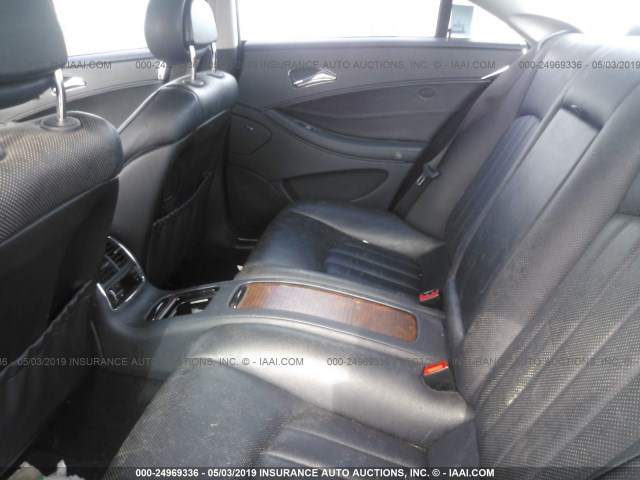 WDDDJ75X66A027547 - 2006 MERCEDES-BENZ CLS BLACK photo 8