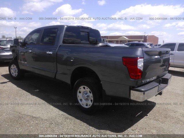 1N6BA1F18HN516520 - 2017 NISSAN TITAN XD S/SV GRAY photo 3