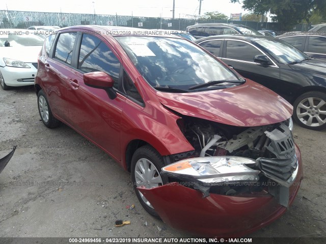 3N1CE2CP6FL419021 - 2015 NISSAN VERSA NOTE S/S PLUS/SV/SL/SR RED photo 1