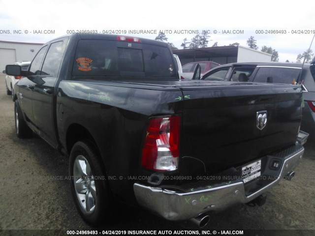 3C6RR6LT1GG289442 - 2016 RAM 1500 SLT BLACK photo 3