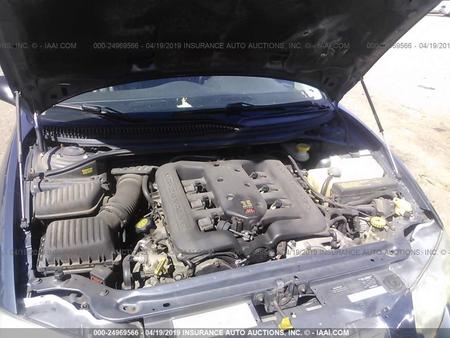 2C3HE66G8YH426591 - 2000 CHRYSLER 300M BLUE photo 10