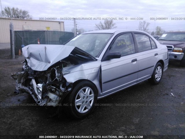 1HGES16375L024567 - 2005 HONDA CIVIC DX VP Gümüş foto 2