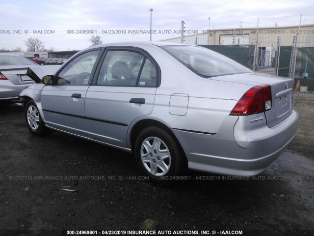 1HGES16375L024567 - 2005 HONDA CIVIC DX VP Gümüş foto 3