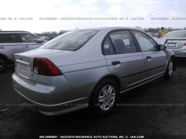 1HGES16375L024567 - 2005 HONDA CIVIC DX VP Gümüş foto 4
