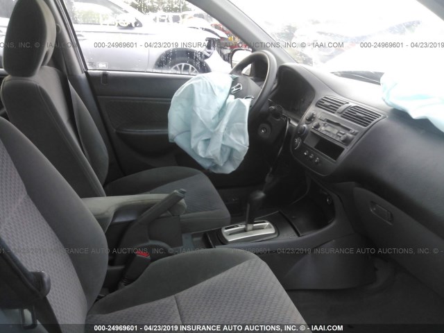 1HGES16375L024567 - 2005 HONDA CIVIC DX VP Gümüş foto 5