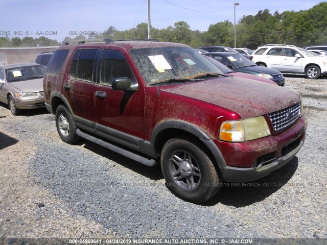 1FMZU63K33UA55188 - 2003 FORD EXPLORER XLT/XLT SPORT/NBX RED photo 1