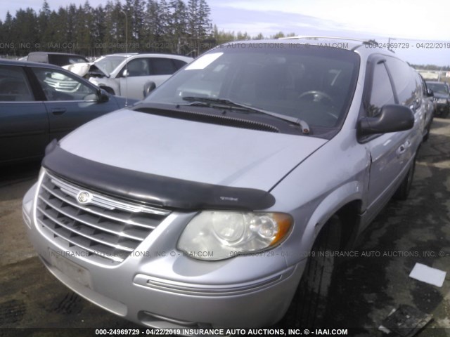 2C4GP64L85R115816 - 2005 CHRYSLER TOWN & COUNTRY LIMITED SILVER photo 2