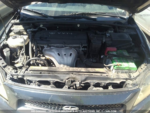 JTKDE167480260094 - 2008 TOYOTA SCION TC GRAY photo 10