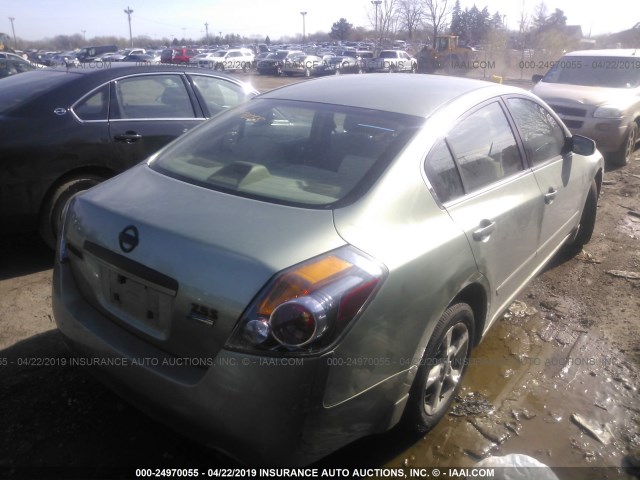 1N4AL21E37C134078 - 2007 NISSAN ALTIMA 2.5/2.5S GREEN photo 4