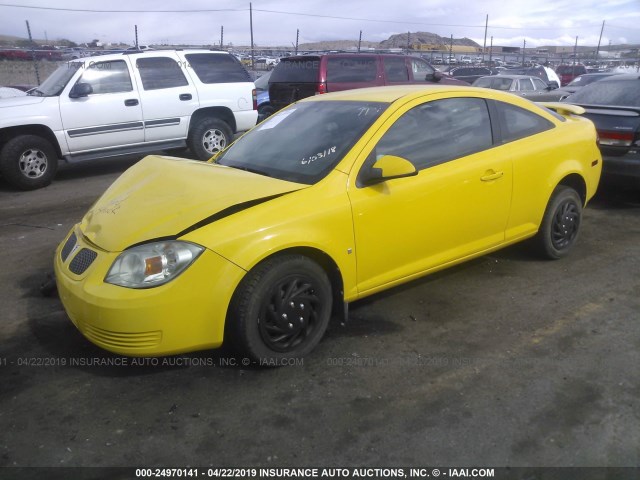 1G2AS18H597250809 - 2009 PONTIAC G5 YELLOW photo 2