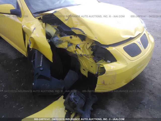 1G2AS18H597250809 - 2009 PONTIAC G5 YELLOW photo 6