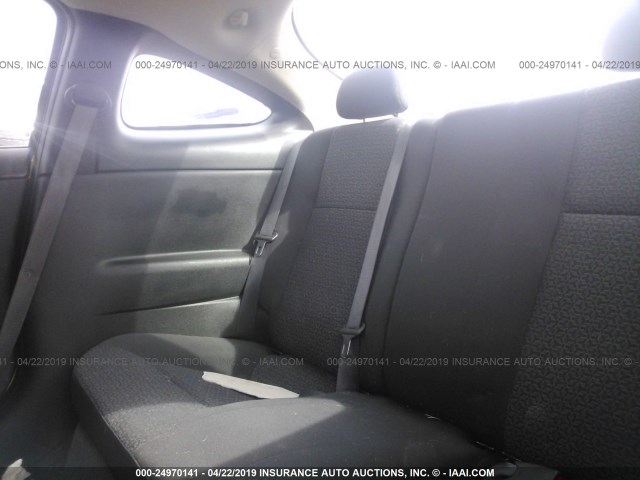 1G2AS18H597250809 - 2009 PONTIAC G5 YELLOW photo 8