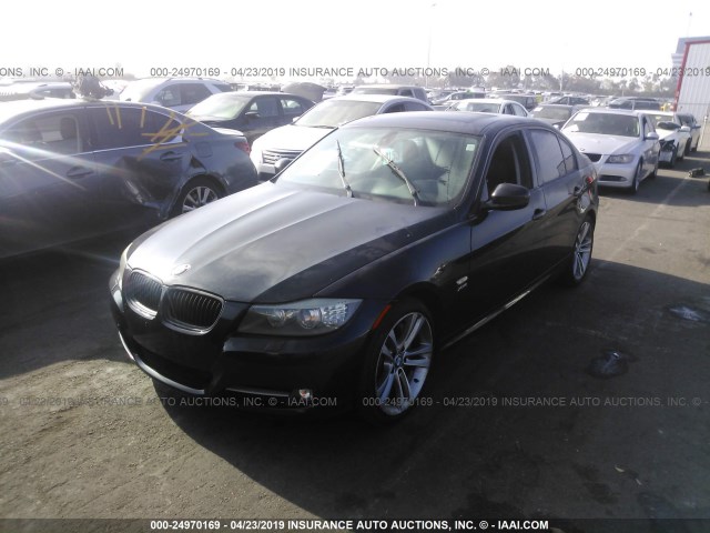 WBAPL5C53BA917258 - 2011 BMW 335 XI BLACK photo 2