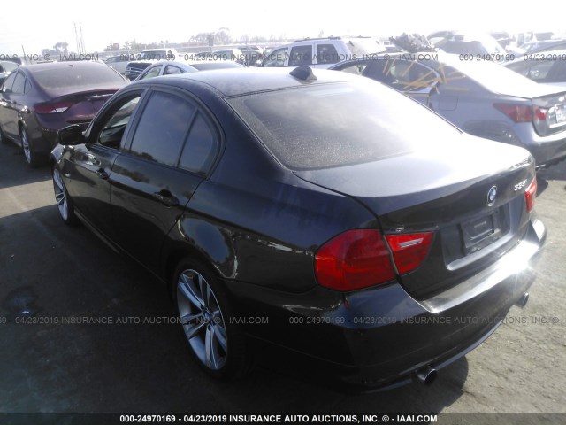 WBAPL5C53BA917258 - 2011 BMW 335 XI BLACK photo 3