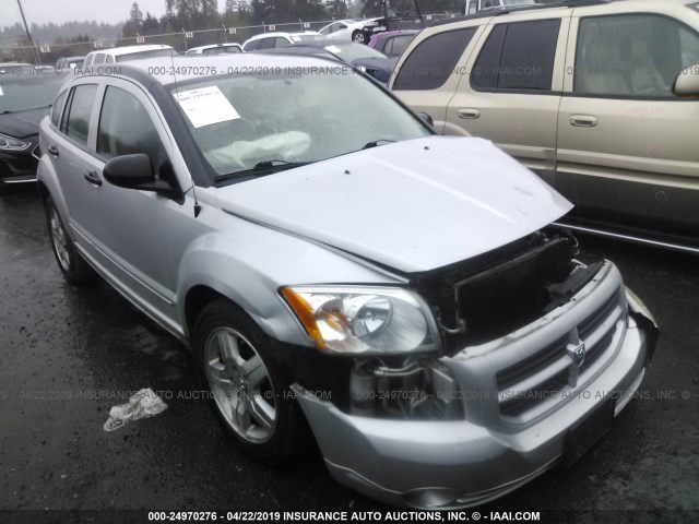 1B3HB48B07D236596 - 2007 DODGE CALIBER SXT SILVER photo 1