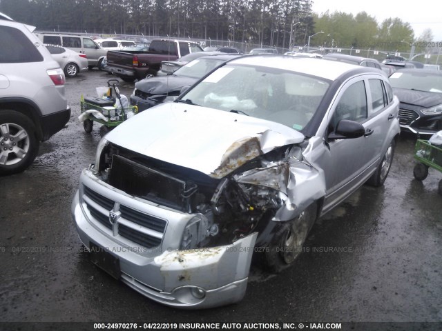 1B3HB48B07D236596 - 2007 DODGE CALIBER SXT SILVER photo 2