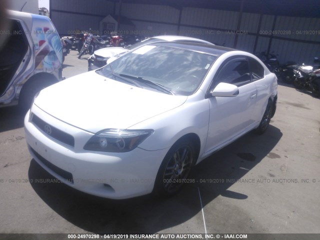 JTKDE177660129129 - 2006 TOYOTA SCION TC WHITE photo 2