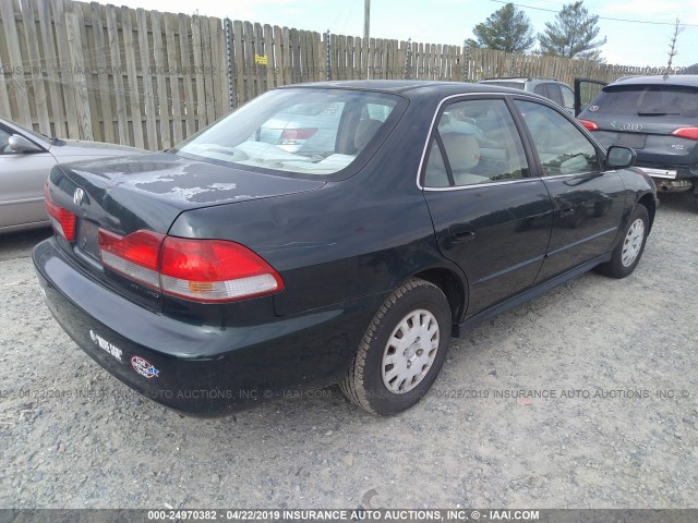 1HGCF86691A075427 - 2001 HONDA ACCORD VALUE GREEN photo 4