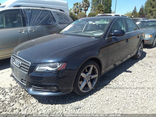 WAUMF78K79N029765 - 2009 AUDI A4 PRESTIGE BLACK photo 2