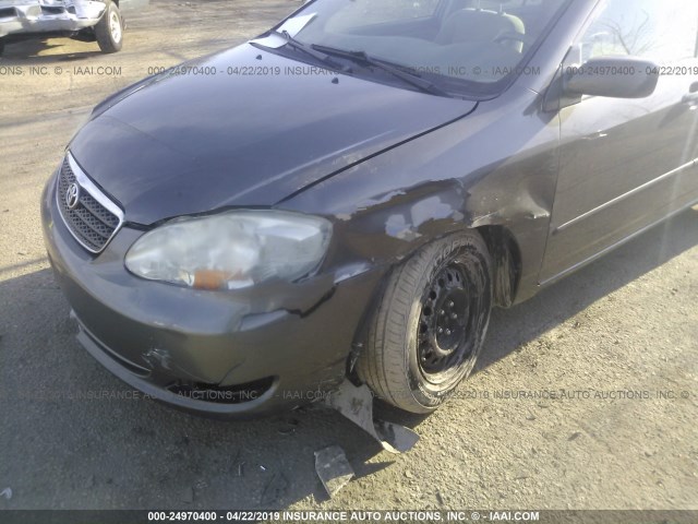 1NXBR32E37Z883812 - 2007 TOYOTA COROLLA CE/LE/S GRAY photo 6