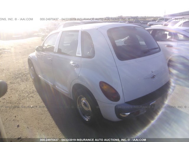 3C4FY48B13T556809 - 2003 CHRYSLER PT CRUISER CLASSIC WHITE photo 3