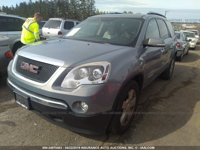 1GKEV33748J264916 - 2008 GMC ACADIA SLT-2 SILVER photo 2